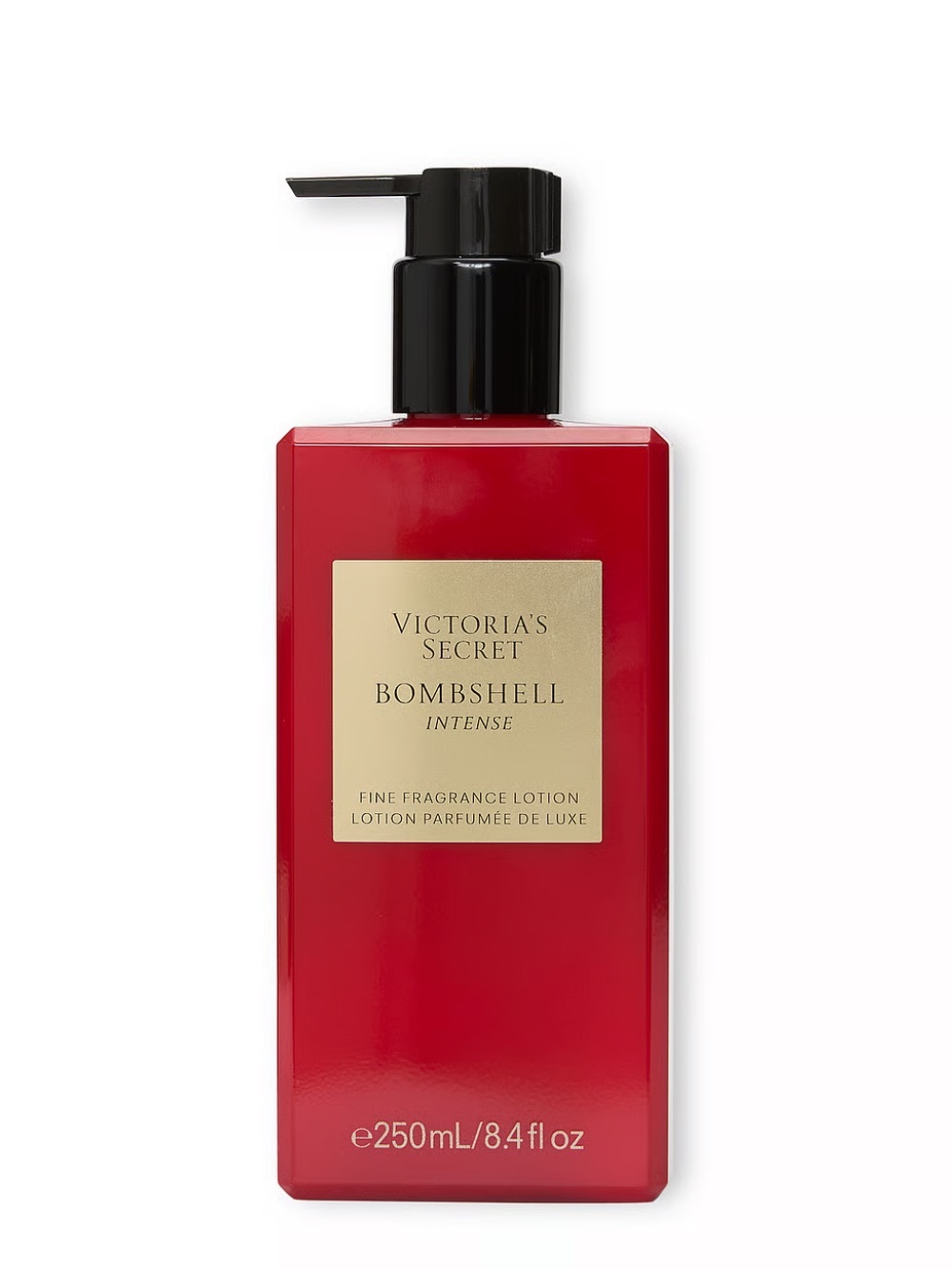 Victoria's Secret Bombshell Intense Fine Fragrance Lotion Red Peony, Lush Cherry